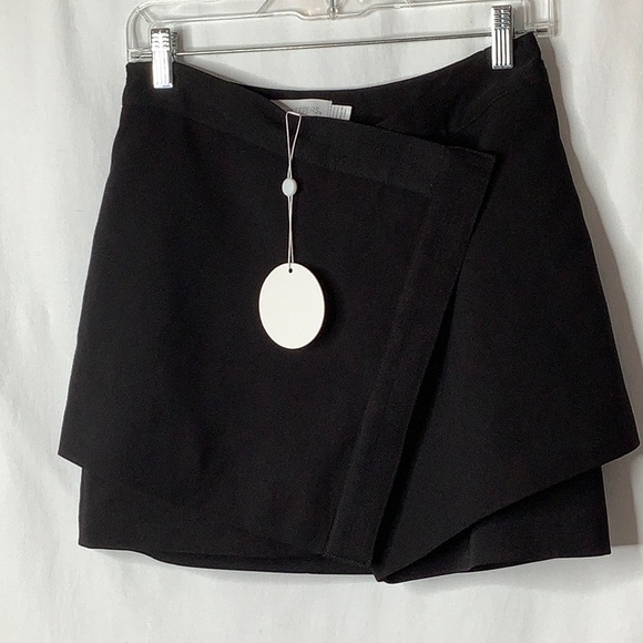 Finders Keepers Tear It Down Wrap Skirt Black Size XS - Picture 1 of 16